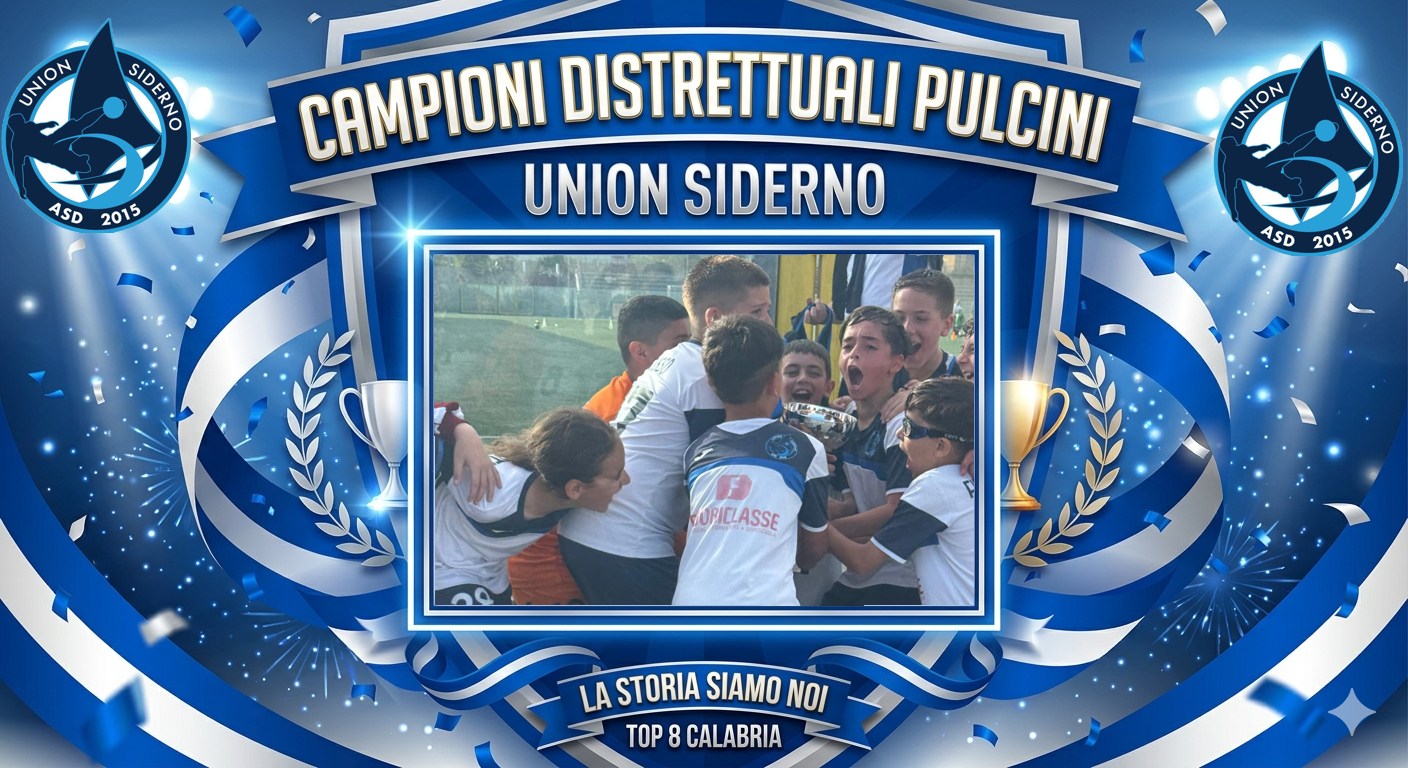 🏆 TRIPUDIO UNION SIDERNO: I PULCINI SONO CAMPIONI! È UN DOMINIO BIANCO-AZZURRO 🔵⚪